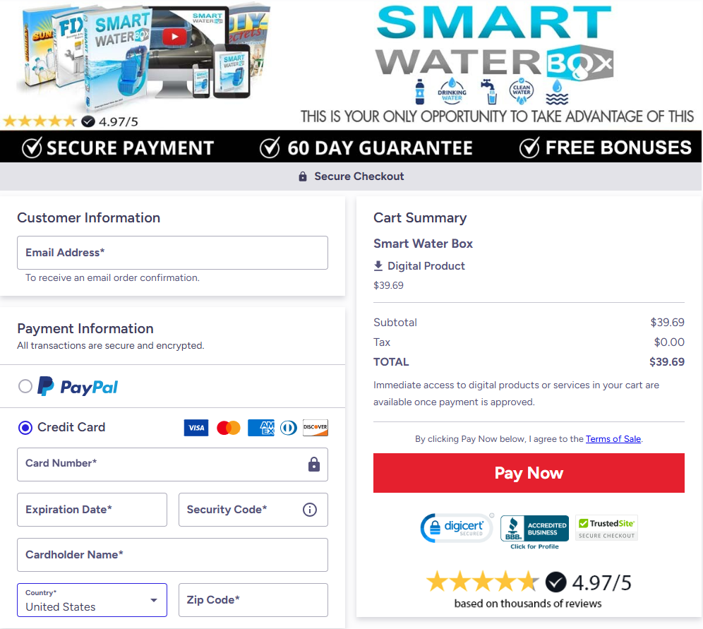 smart water box official website